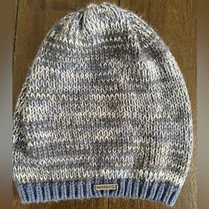 MERRELL womens winter hat beanie Blue gray white